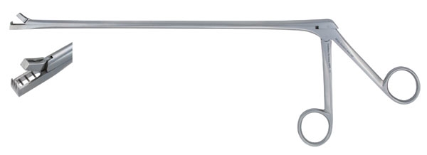 Biopsy Punch Forceps MeisterHand® Kevorkian-Younge 9-1/2 Inch Length OR / Surgical Grade German Stainless Steel NonSterile NonLocking Finger Ring Handle Straight 3.5 X 8 mm Bite by Integra York PA, Inc. (Miltex)  ID MH30-1482